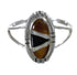 Southwest Sterling Silver And Multicolor Ring Size 7-3/4 YX73656